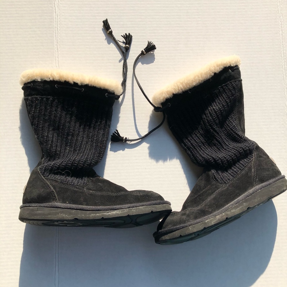 Black Ugg Mid Calf Boots